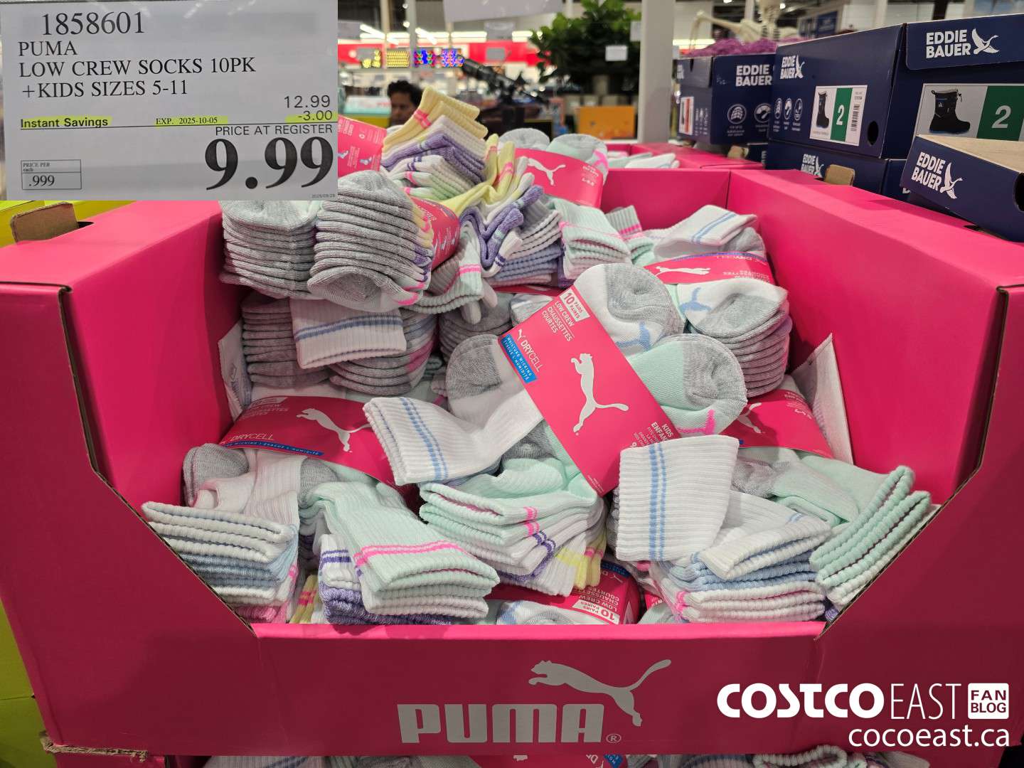 1858601 PUMA LOW CREW SOCKS 10PK + KIDS SIZES 5-11 ($3.00 INSTANT SAVINGS EXPIRES ON 2025-10-05) $9.99