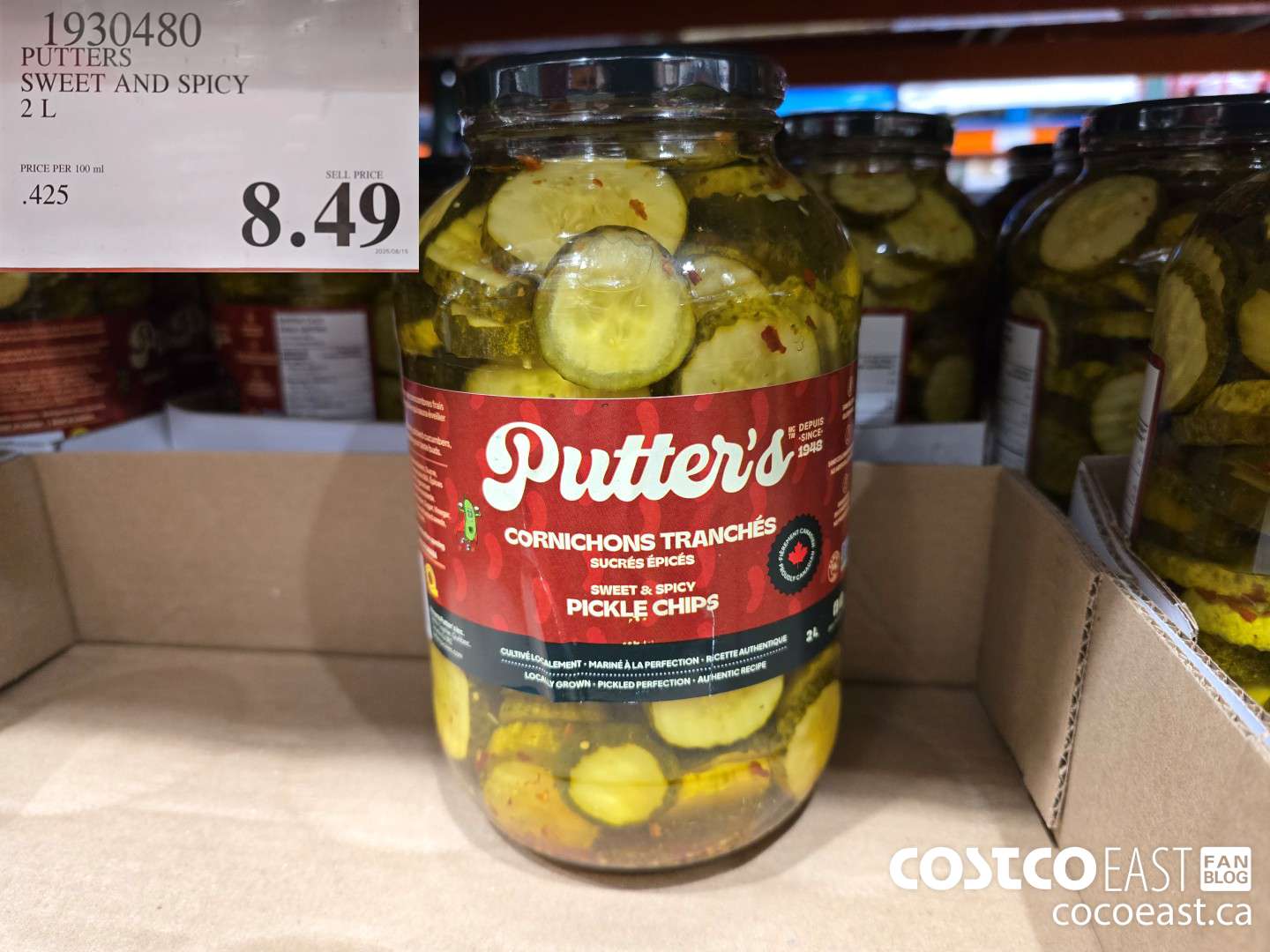 1930480 PUTTERS SWEET AND SPICY 2 L $8.49