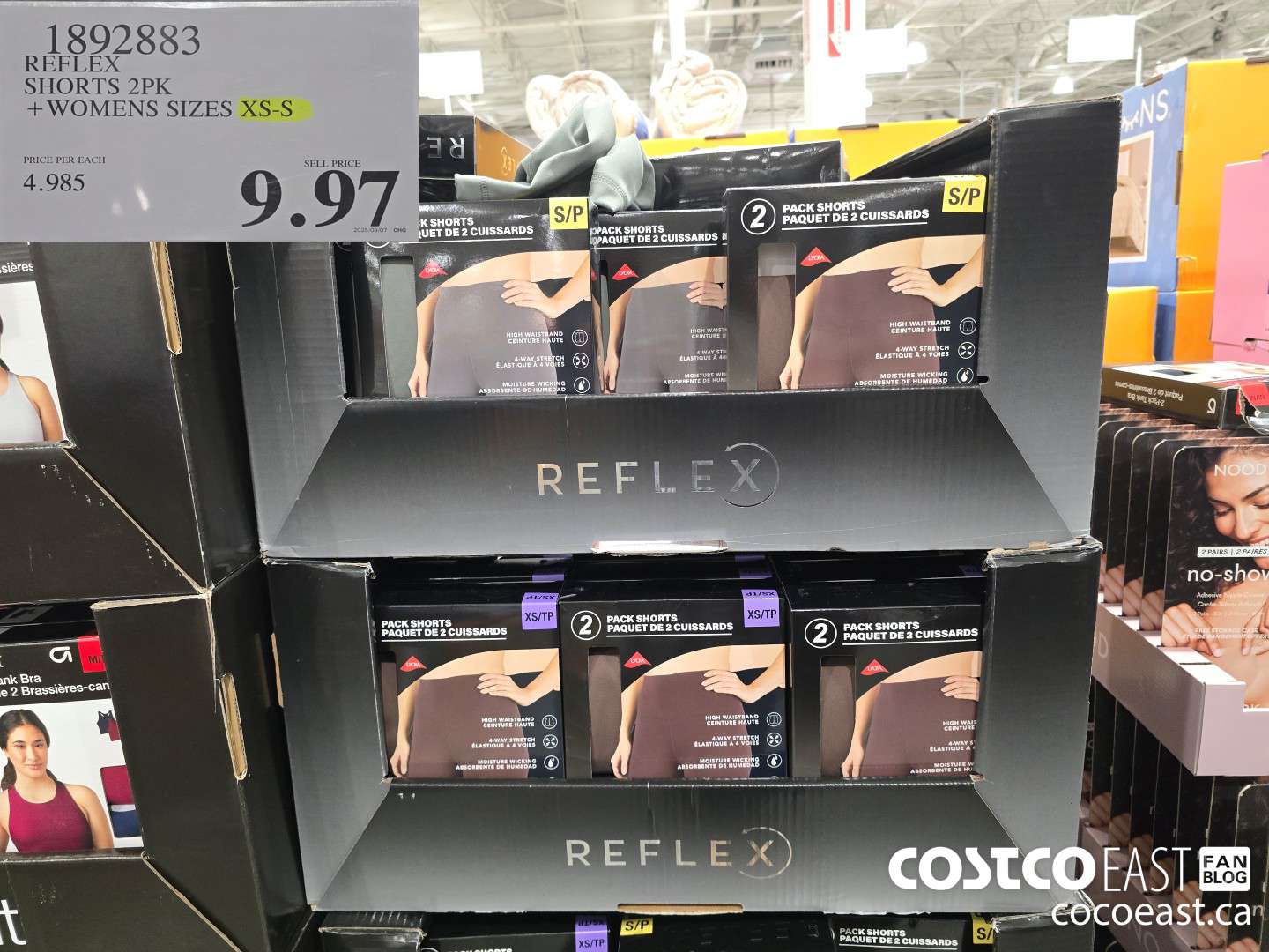 1892883 REFLEX SHORTS 2PK +WOMENS SIZES XS-S $9.97