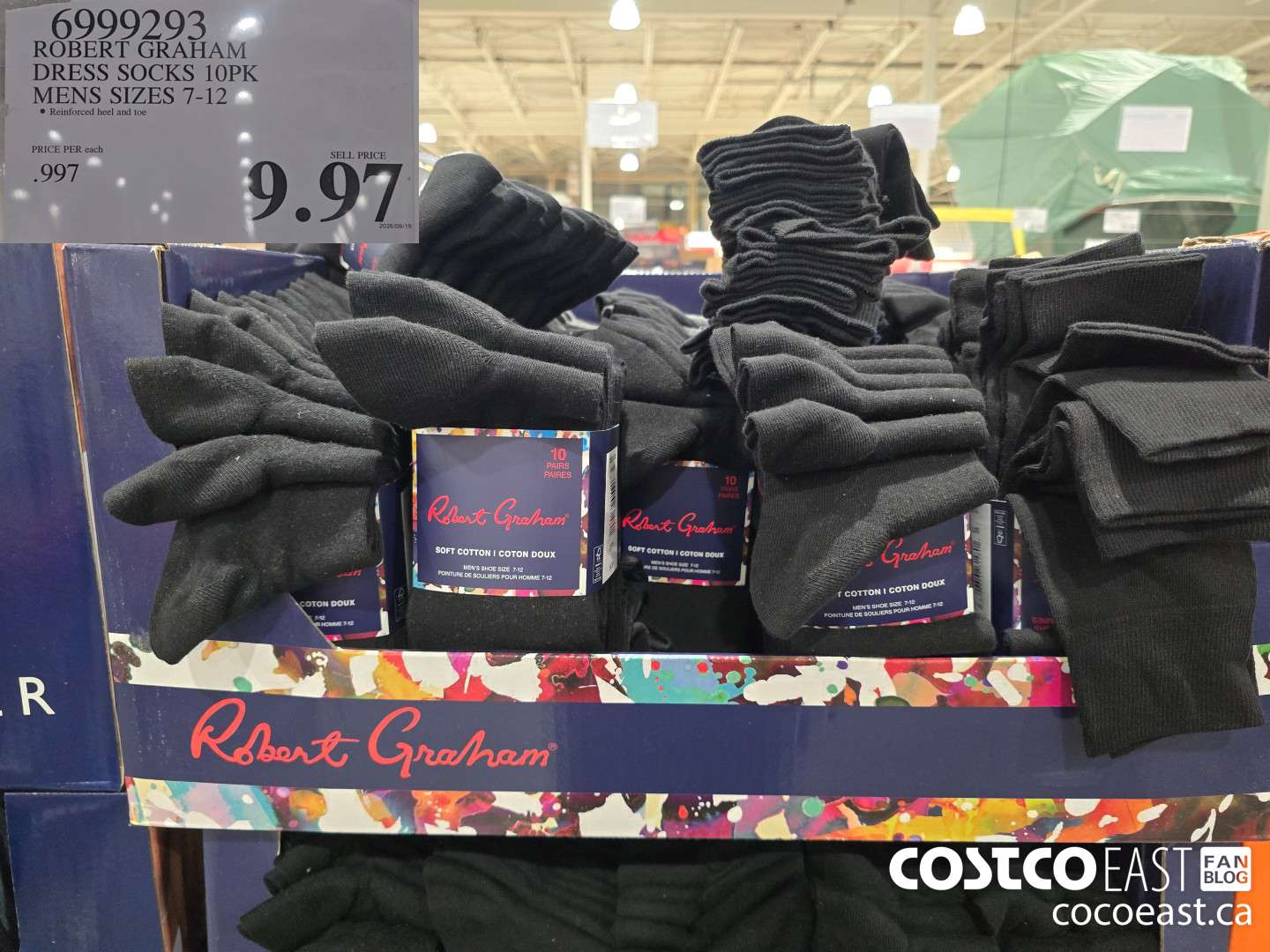 6999293 ROBERT GRAHAM DRESS SOCKS 10PK MENS SIZES 7-12 $9.97