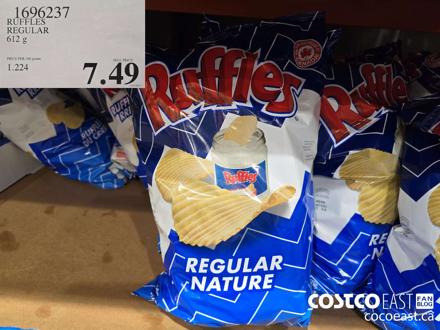 1696237 RUFFLES REGULAR 612 G $7.49