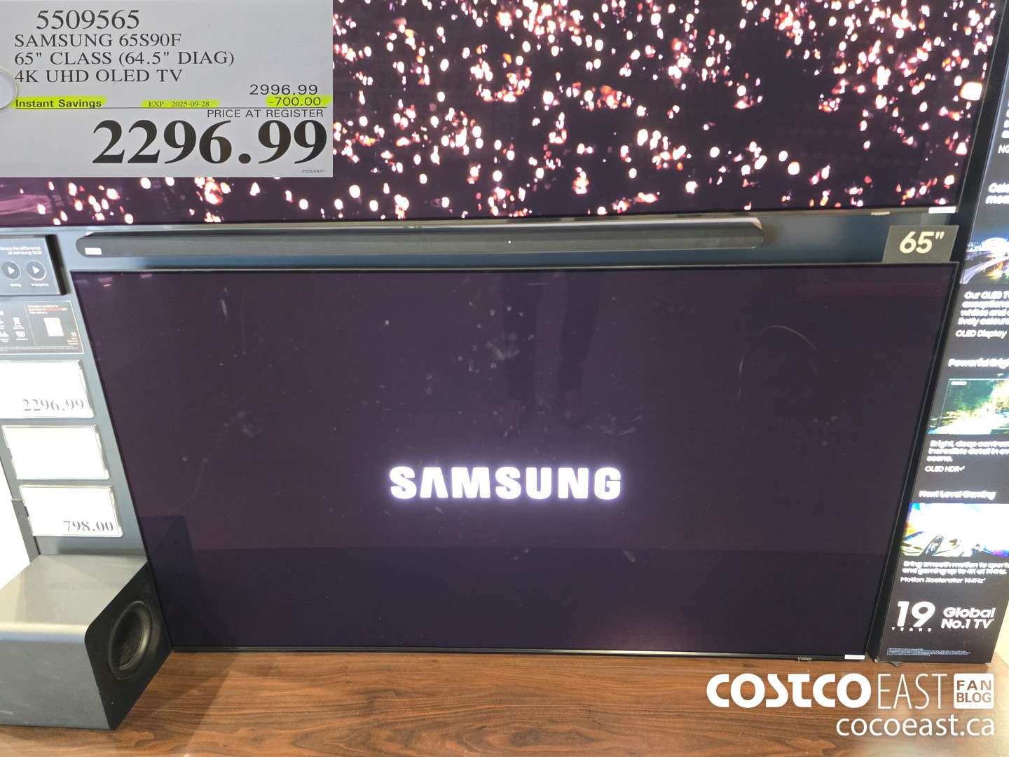 5509565 SAMSUNG 65S90F 65