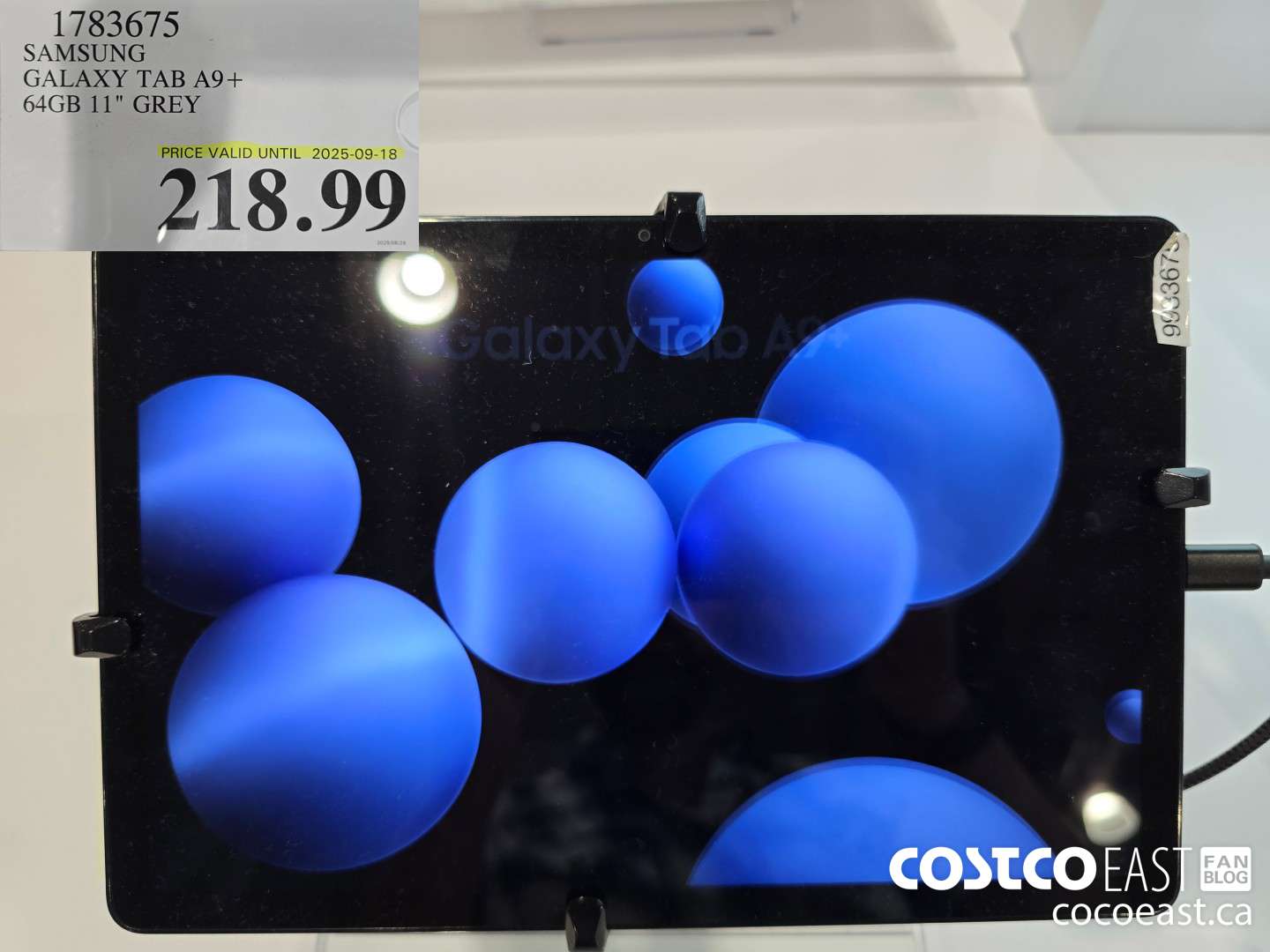 1783675 SAMSUNG GALAXY TAB A9+ 64GB 11