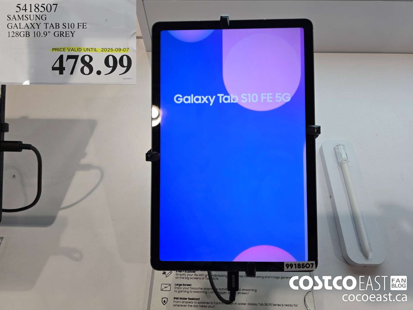 5418507 SAMSUNG GALAXY TAB S10 FE 128GB 10.9