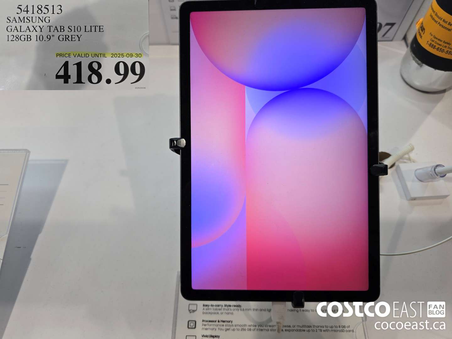 5418513 SAMSUNG GALAXY TAB S10 LITE 128GB 10.9