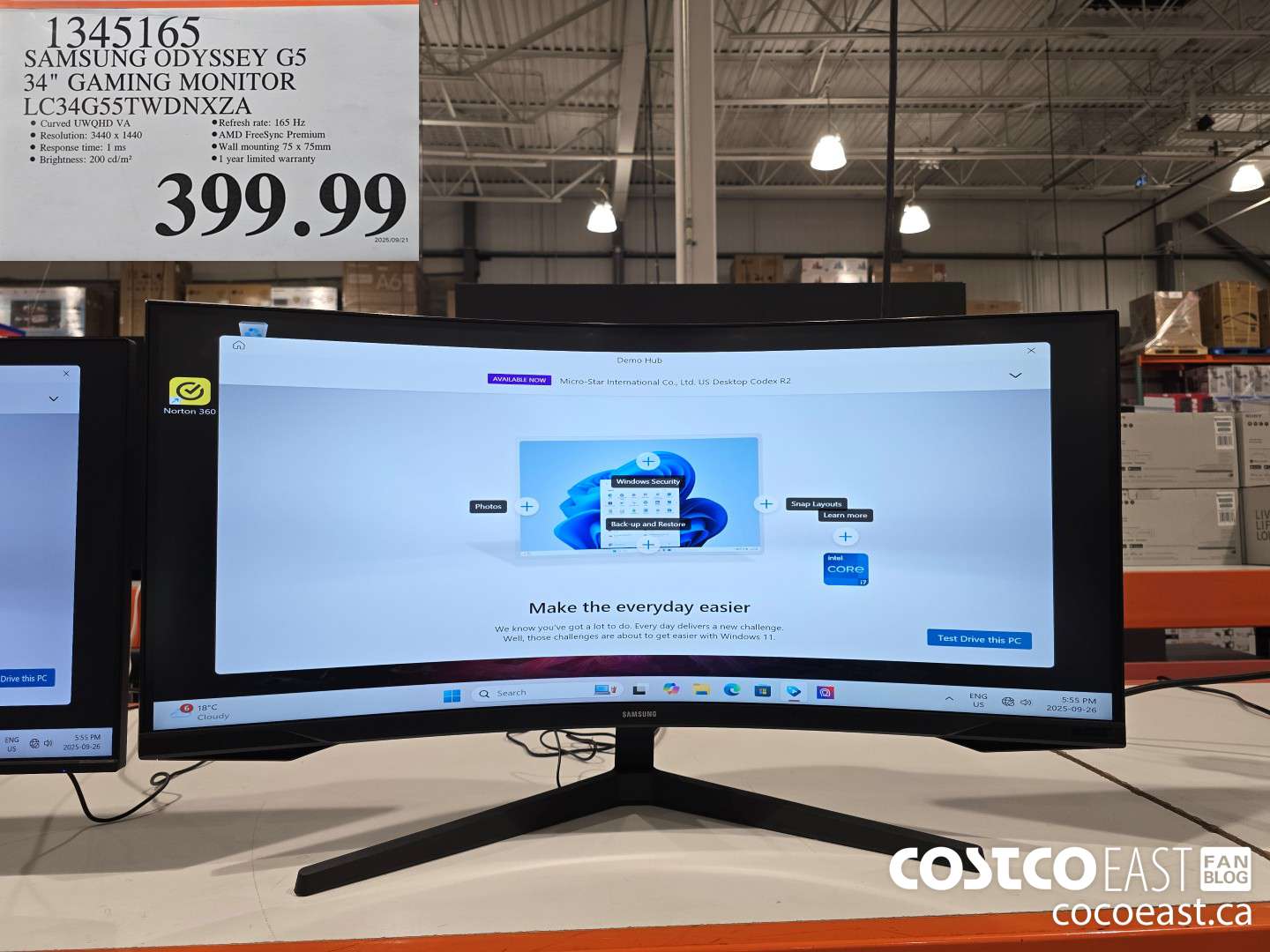 1345165 SAMSUNG ODYSSEY G5 34