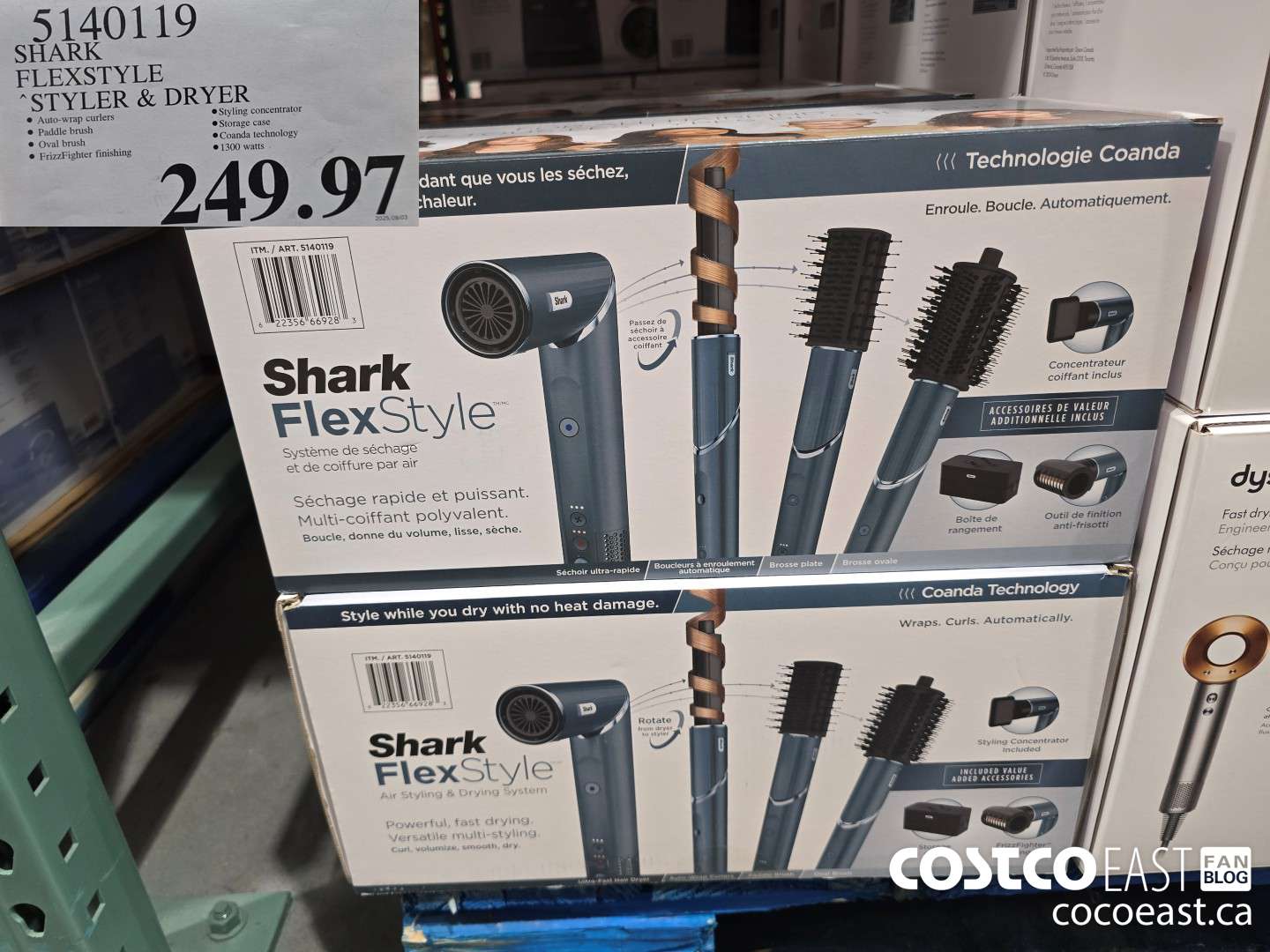 5140119 SHARK FLEXSTYLE STYLER & DRYER $249.97