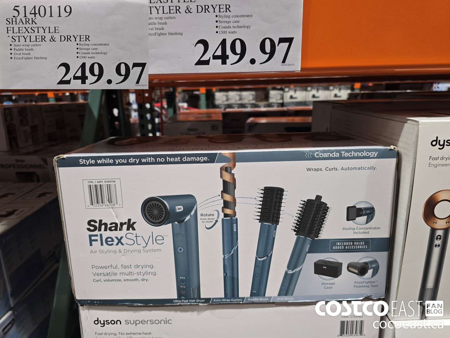 5140119 SHARK FLEXSTYLE STYLER & DRYER $249.97