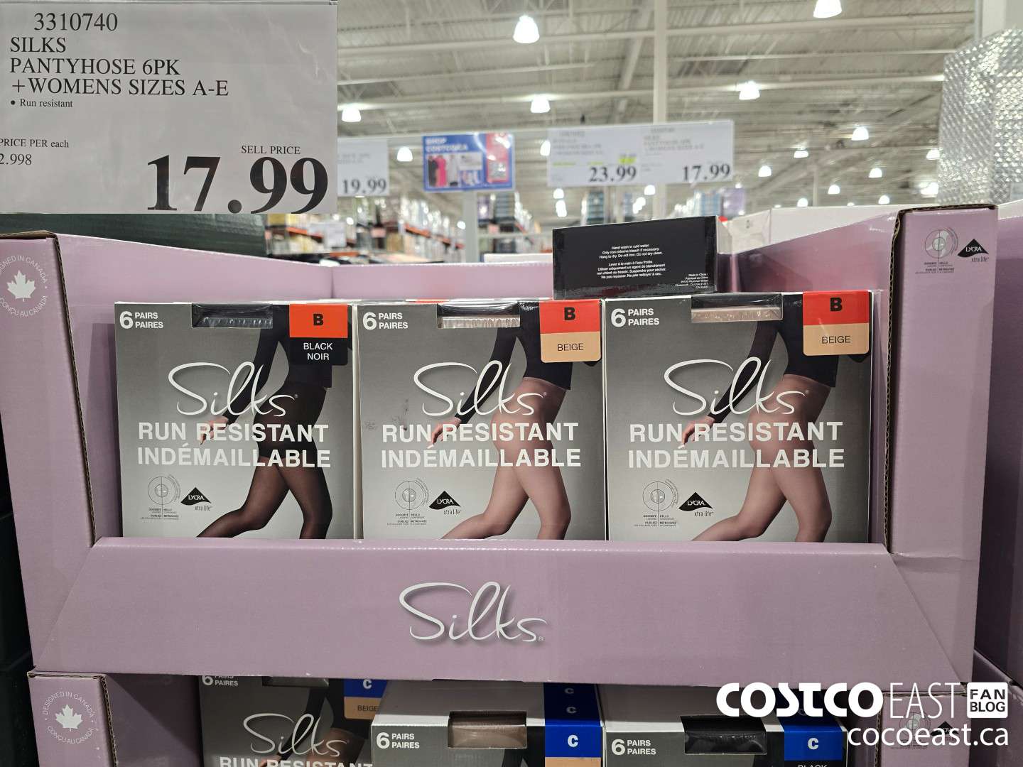 3310740 SILKS PANTYHOSE 6PK +WOMENS SIZES A-E $17.99