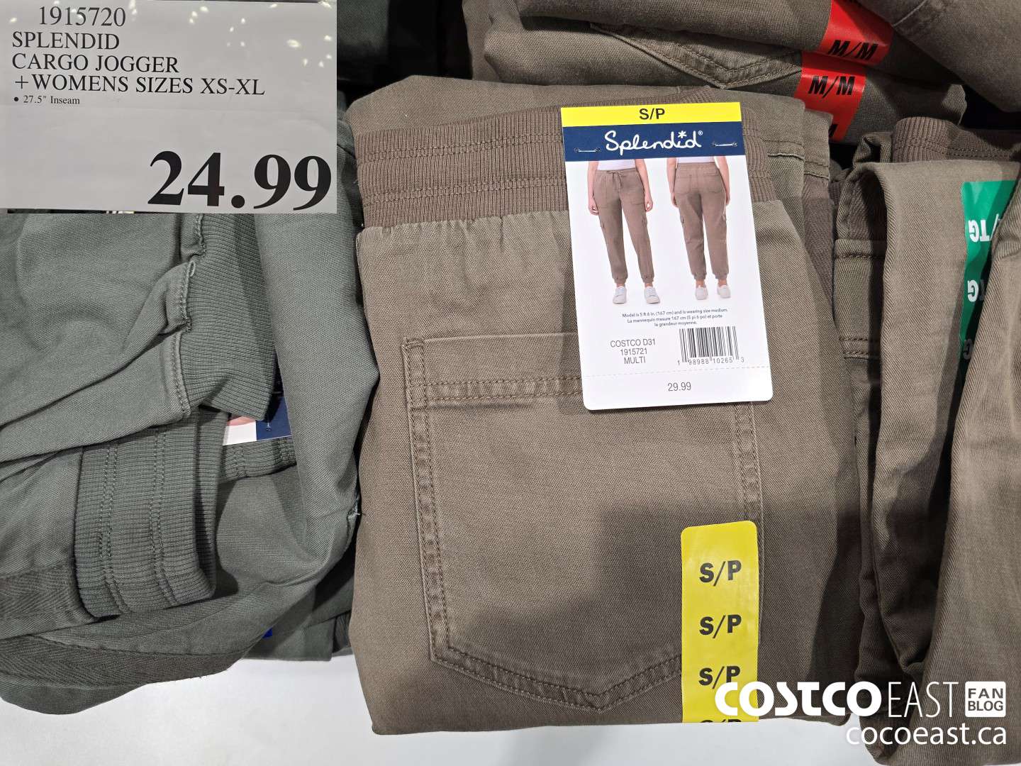 1915720 SPLENDID CARGO JOGGER + WOMENS SIZES XS-XL $24.99