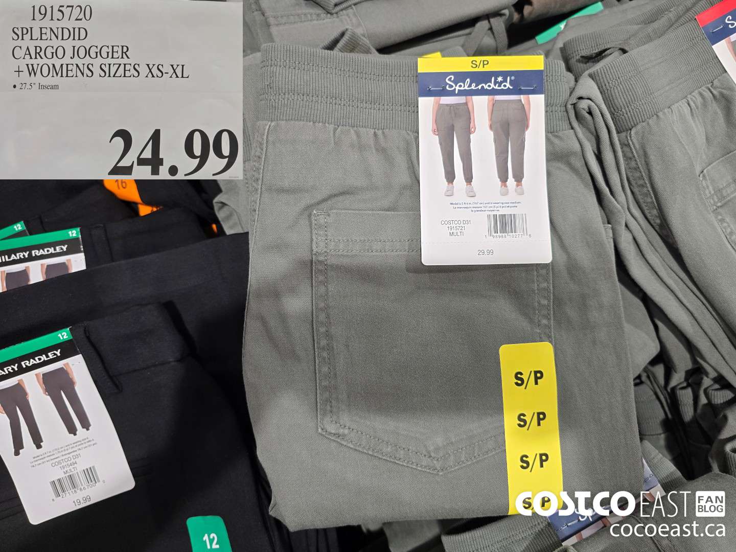 1915720 SPLENDID CARGO JOGGER + WOMENS SIZES XS-XL $24.99