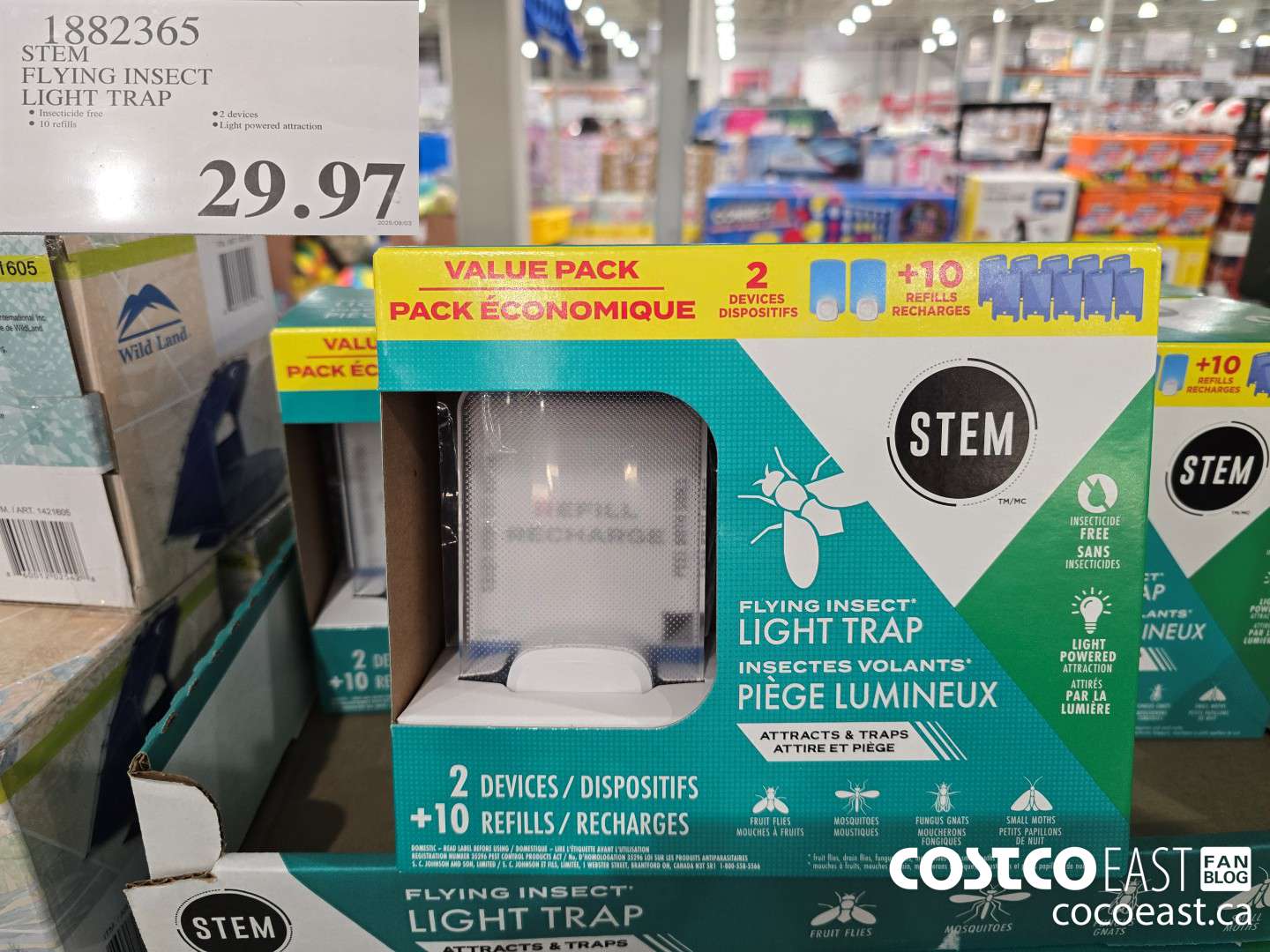 1882365 STEM FLYING INSECT LIGHT TRAP $29.97