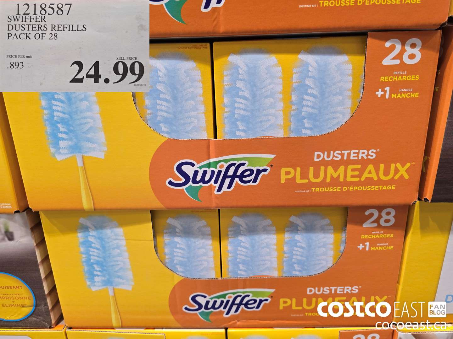 1218587 SWIFFER DUSTER REFILLS PACK OF 28 $24.99