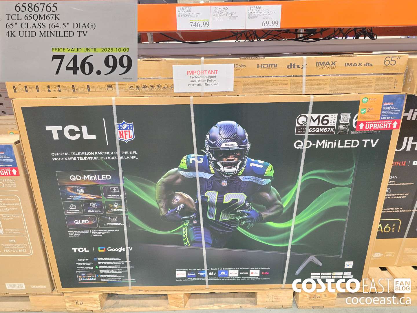 6586765 TCL 65QM67K 65