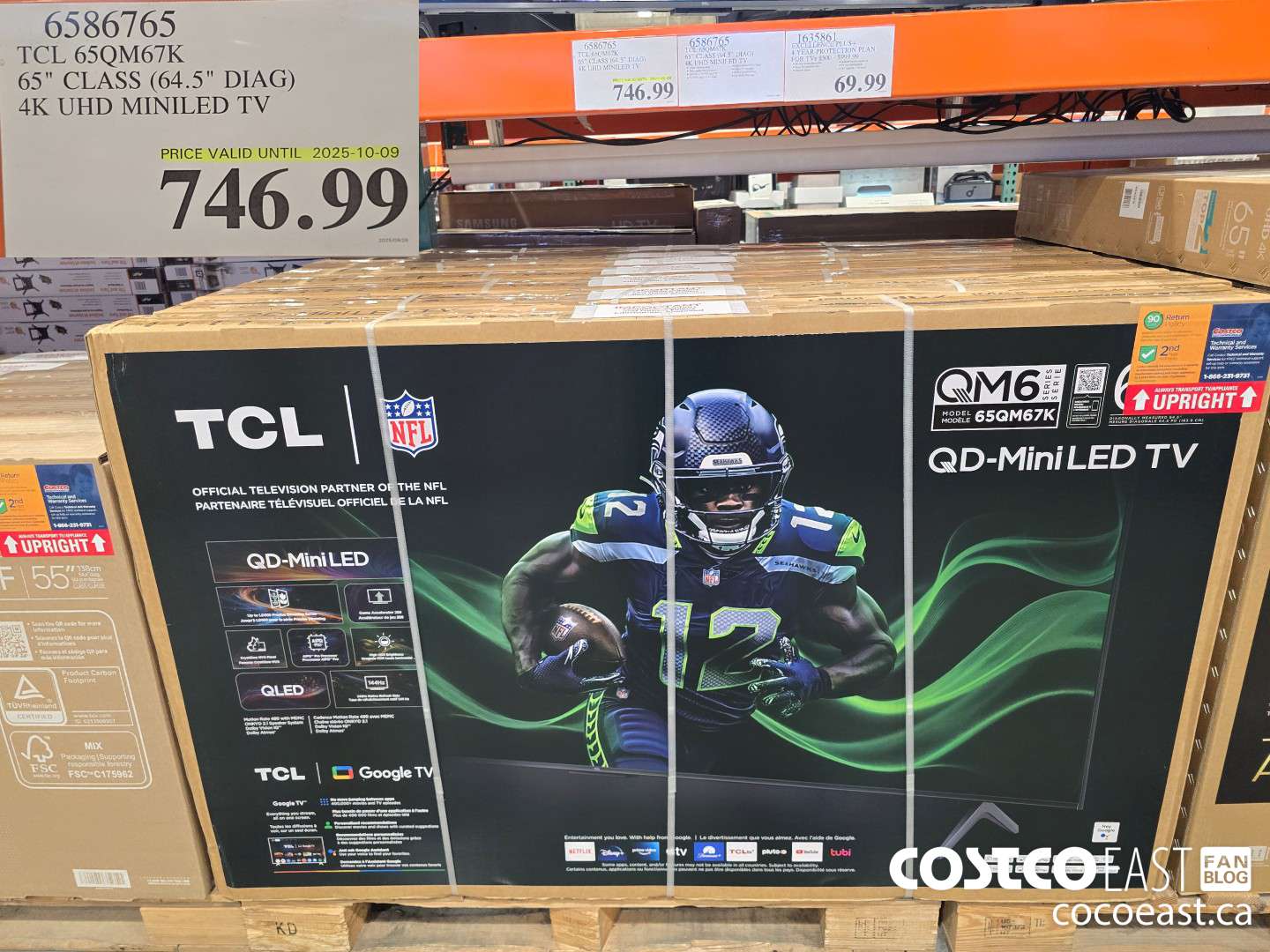 6586765 TCL 65QM67K 65