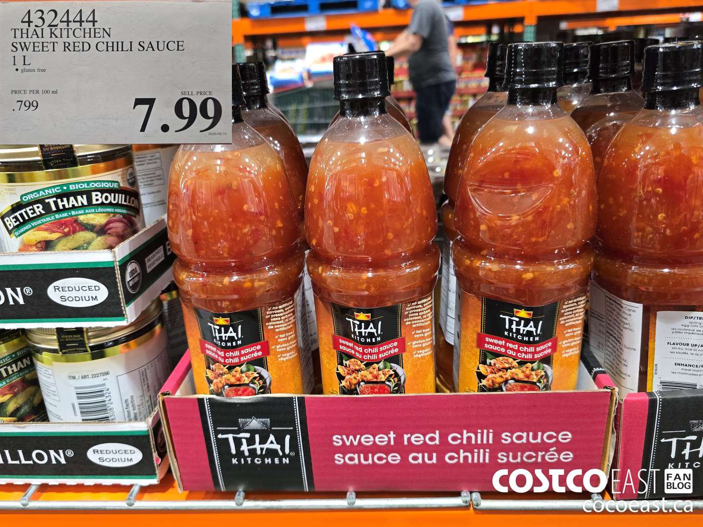 432444 THAI KITCHEN SWEET RED CHILI SAUCE 1 L $7.99