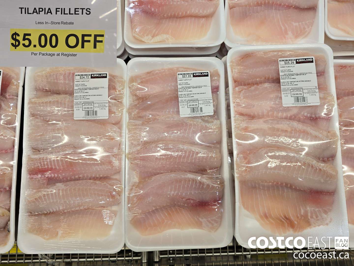 21354 TILAPIA FILLETS ($5.00 INSTANT SAVINGS)