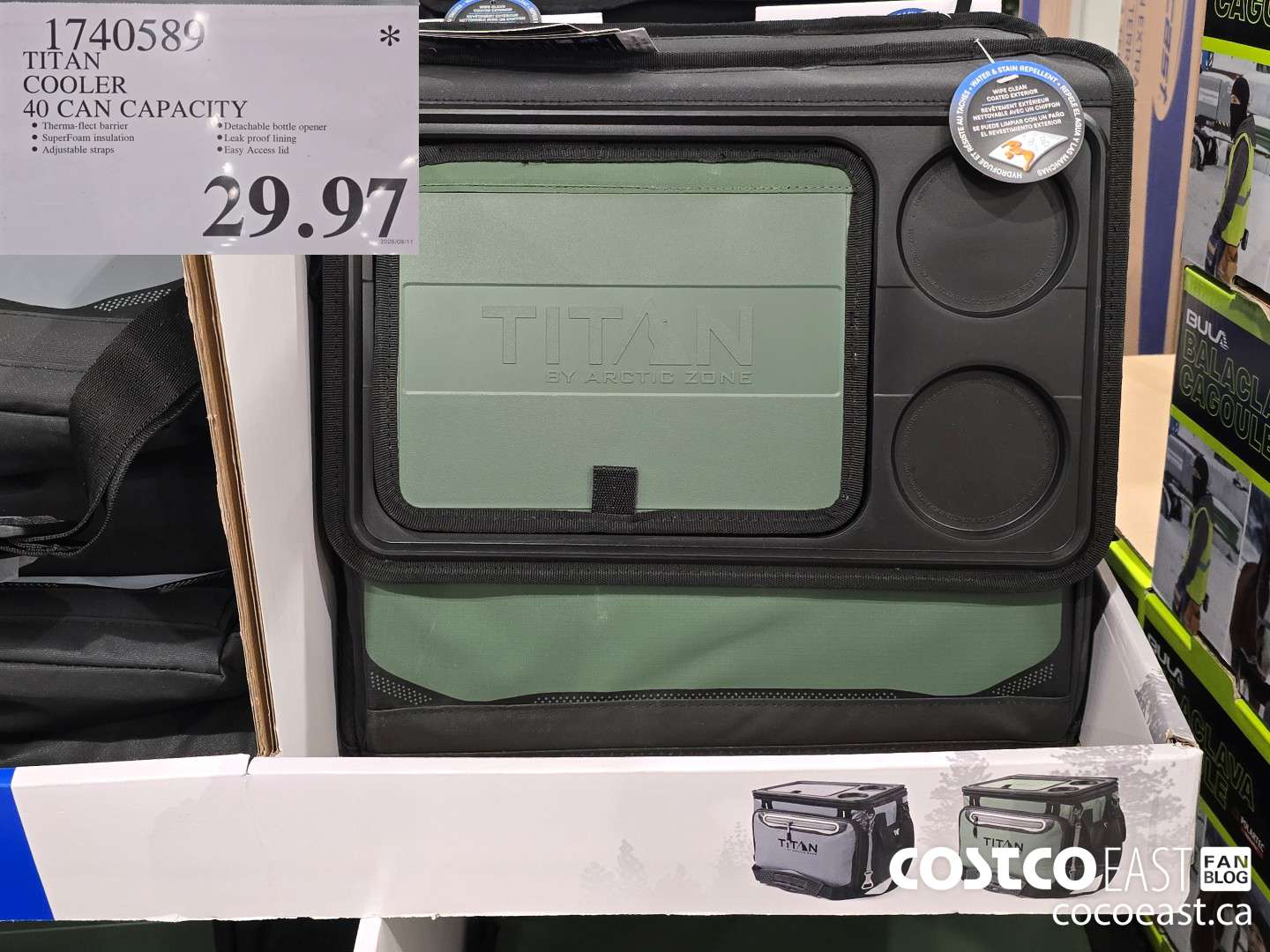 1740589 TITAN COOLER 40 CAN CAPACITY $29.97