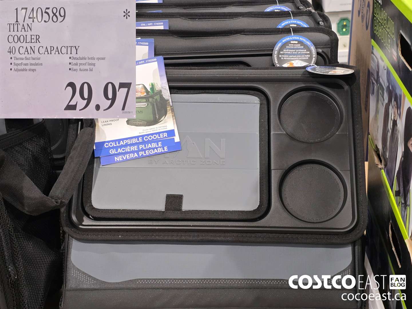 1740589 TITAN COOLER 40 CAN CAPACITY $29.97