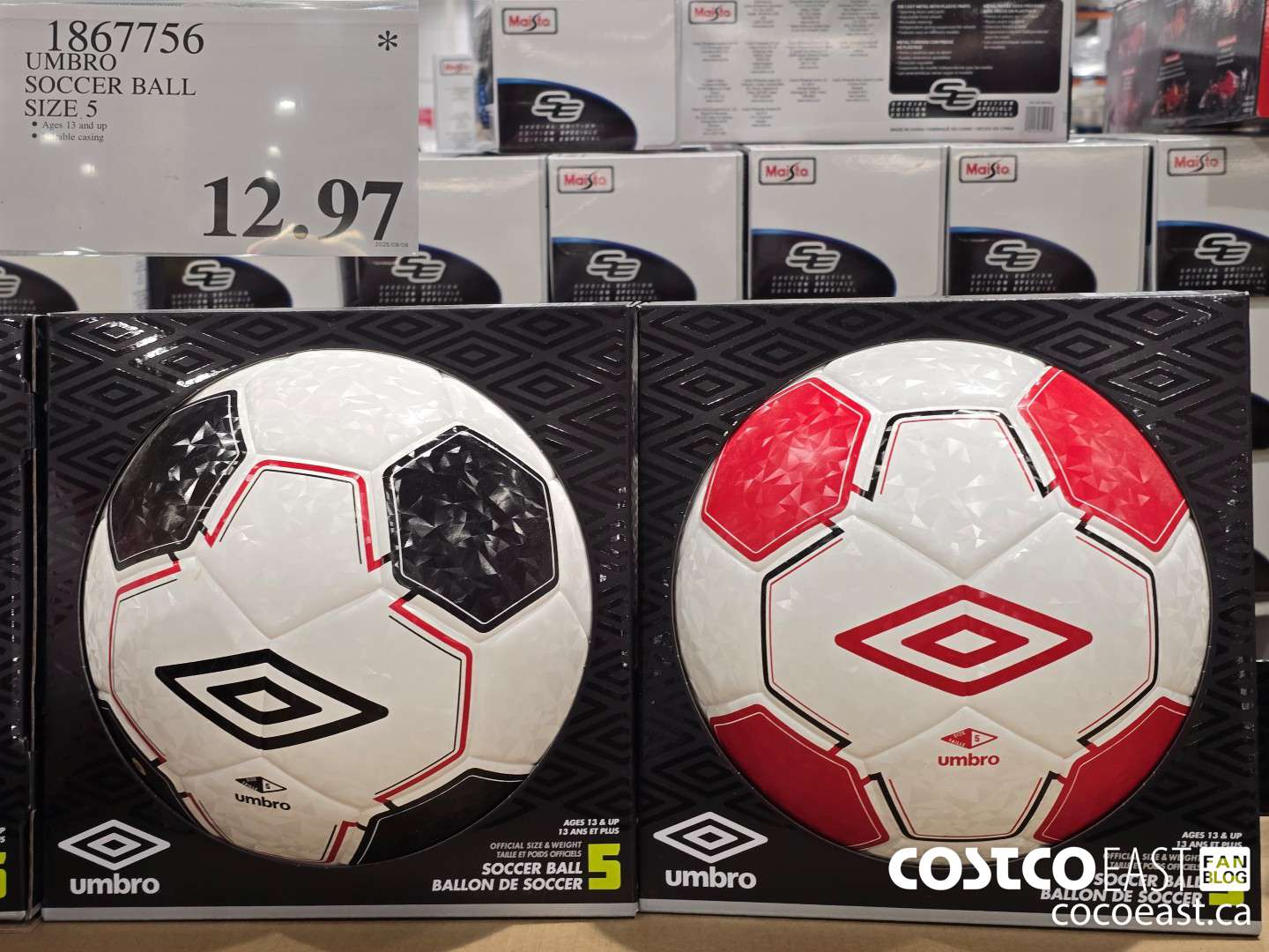 1867756 UMBRO - SOCCER BALL SIZE 5 $12.97