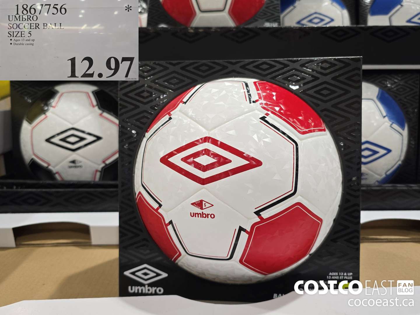1867756 UMBRO - SOCCER BALL SIZE 5 $12.97