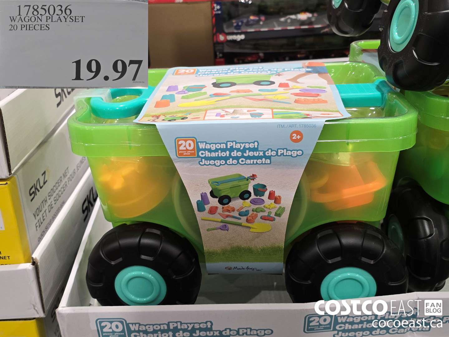 1785036 WAGON PLAYSET 20 PIECES $19.97