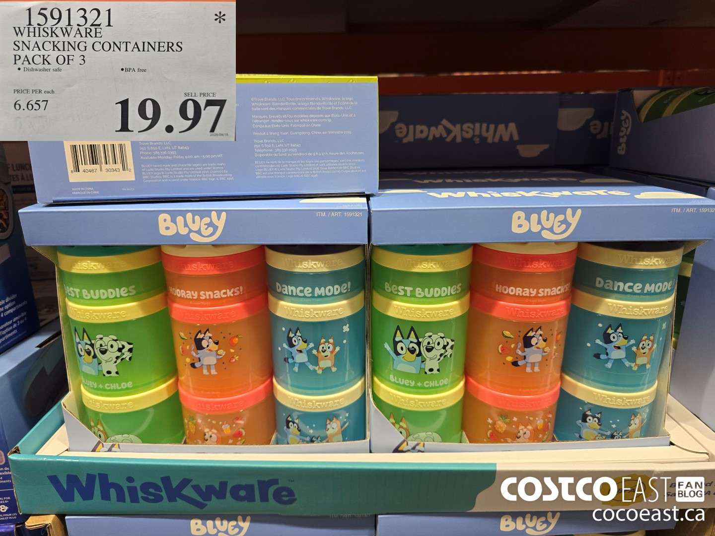 1591321 WHISKWARE SNACKING CONTAINERS PACK OF 3 $19.97