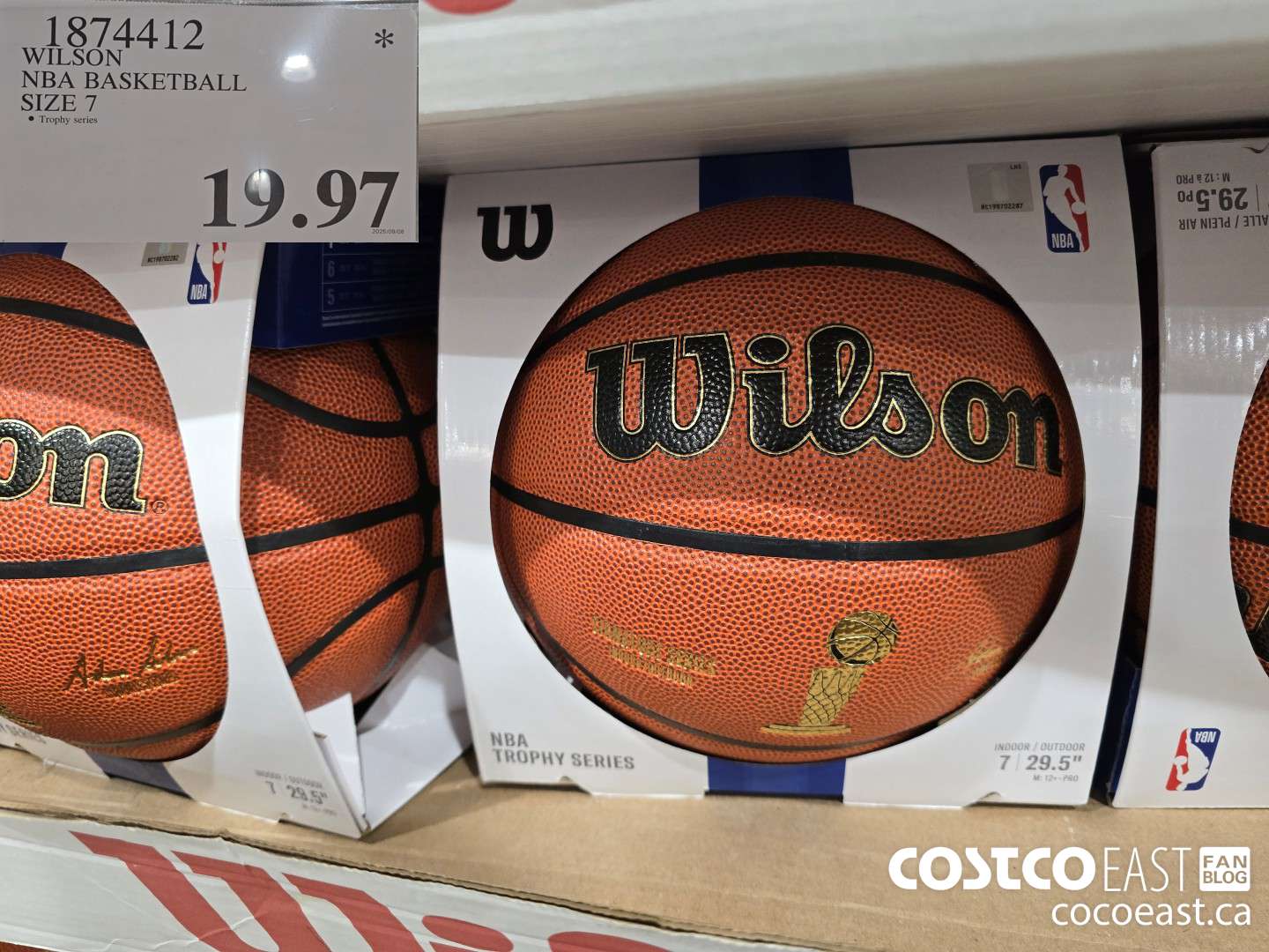 1874412 WILSON NBA BASKETBALL SIZE 7 $19.97