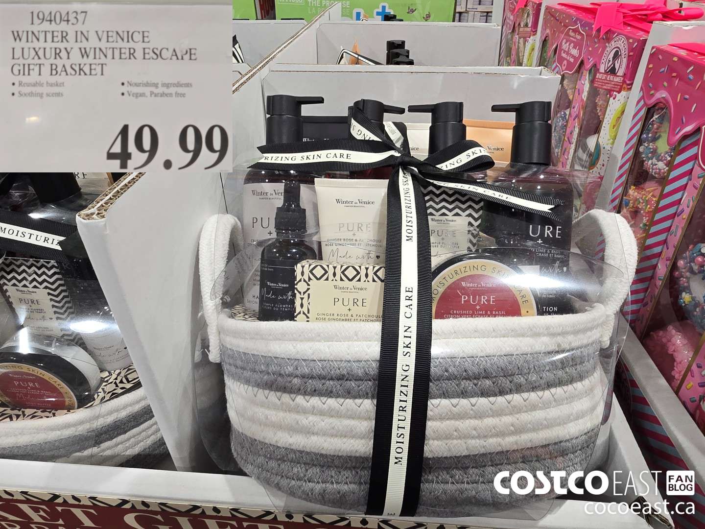 1940437 WINTER IN VENICE LUXURY WINTER ESCAPE GIFT BASKET $49.99