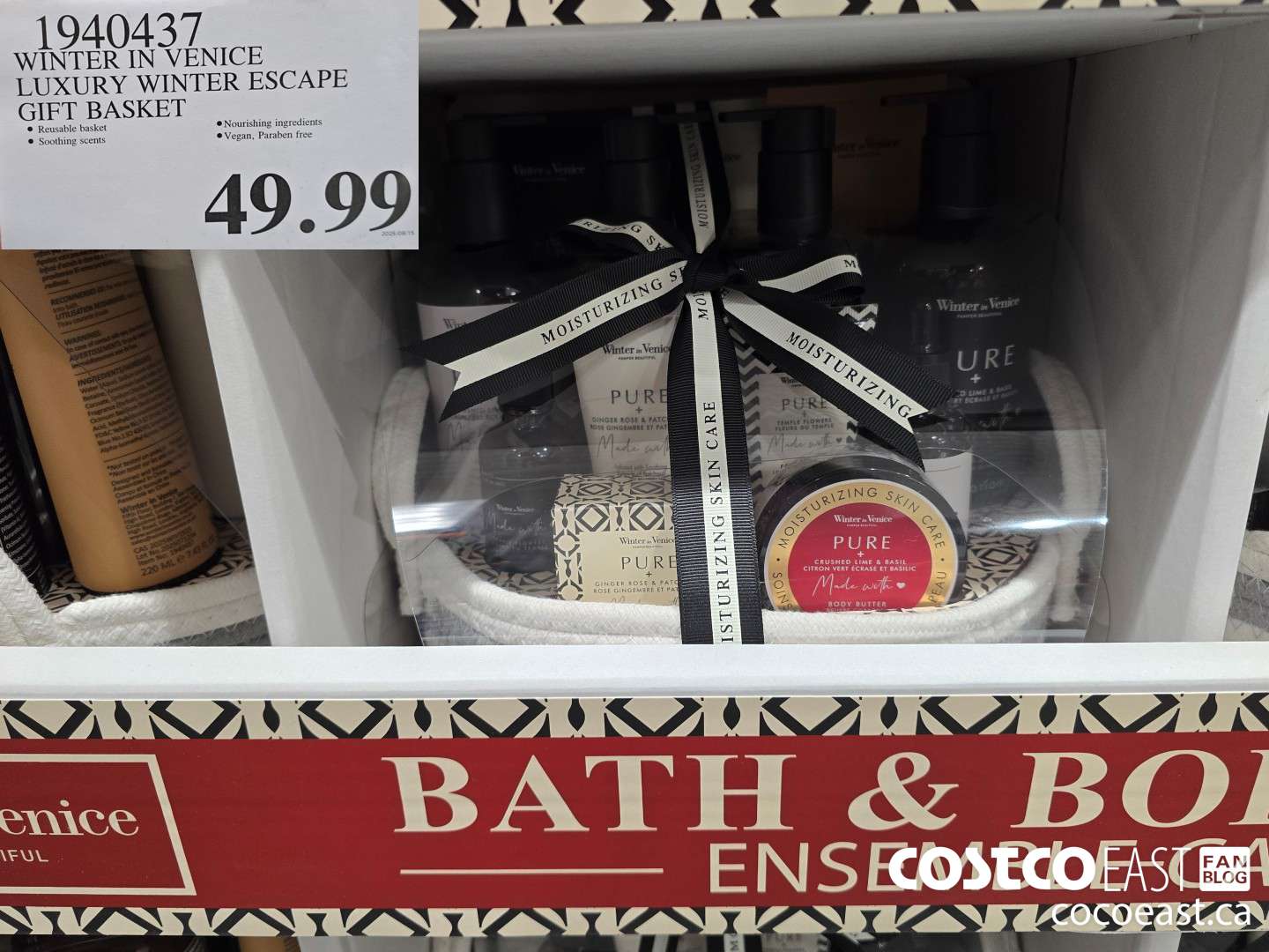 1940437 WINTER IN VENICE LUXURY WINTER ESCAPE GIFT BASKET $49.99