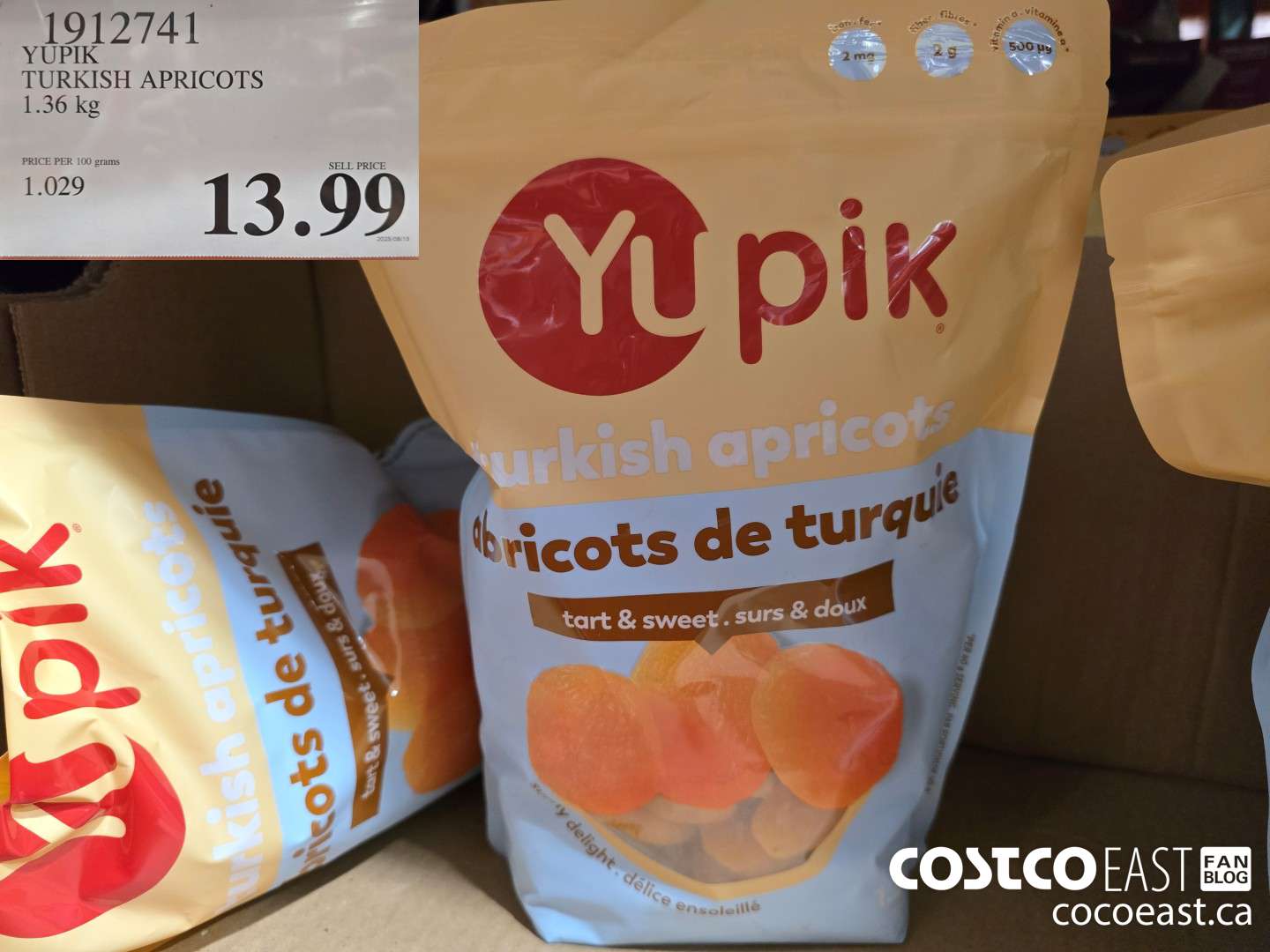 1912741 YUPIK TURKISH APRICOTS 1.36 kg $13.99