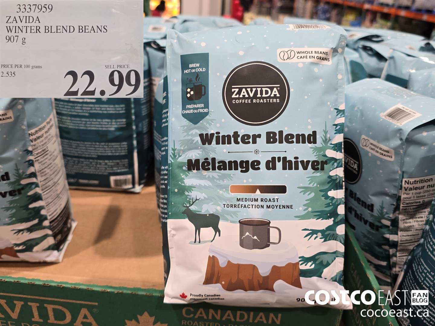 3337959 ZAVIDA WINTER BLEND BEANS 907 g $22.99