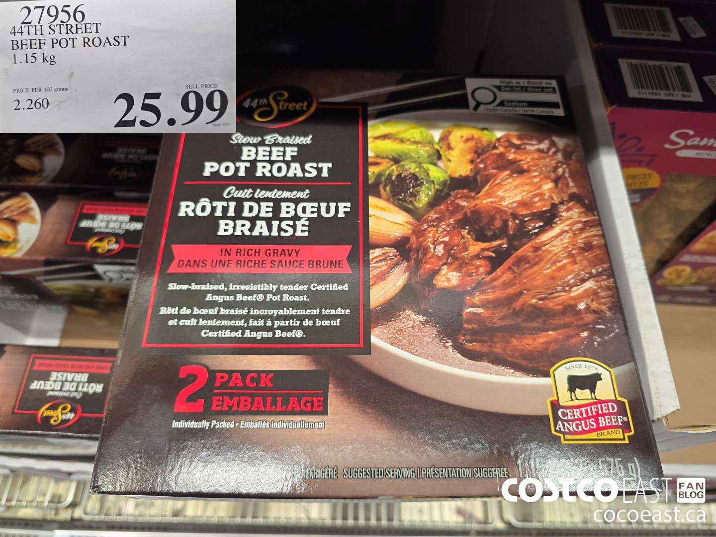27956 44TH STREET BEEF POT ROAST 1.15 kg $25.99
