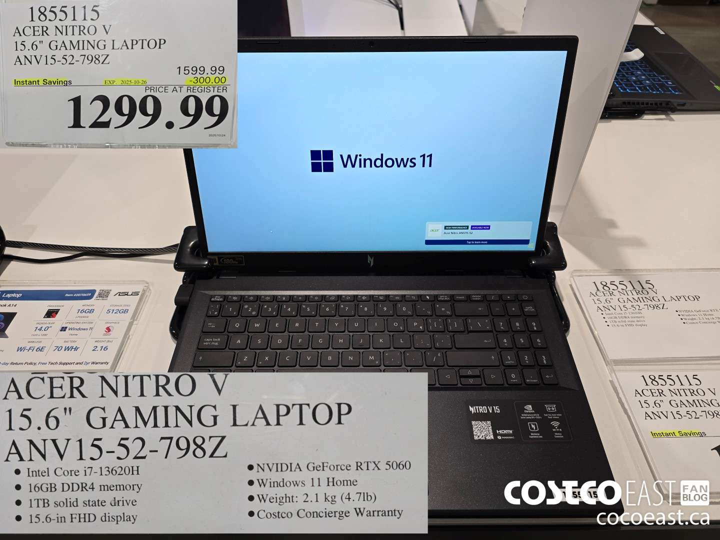 1855115 ACER NITRO V 15.6