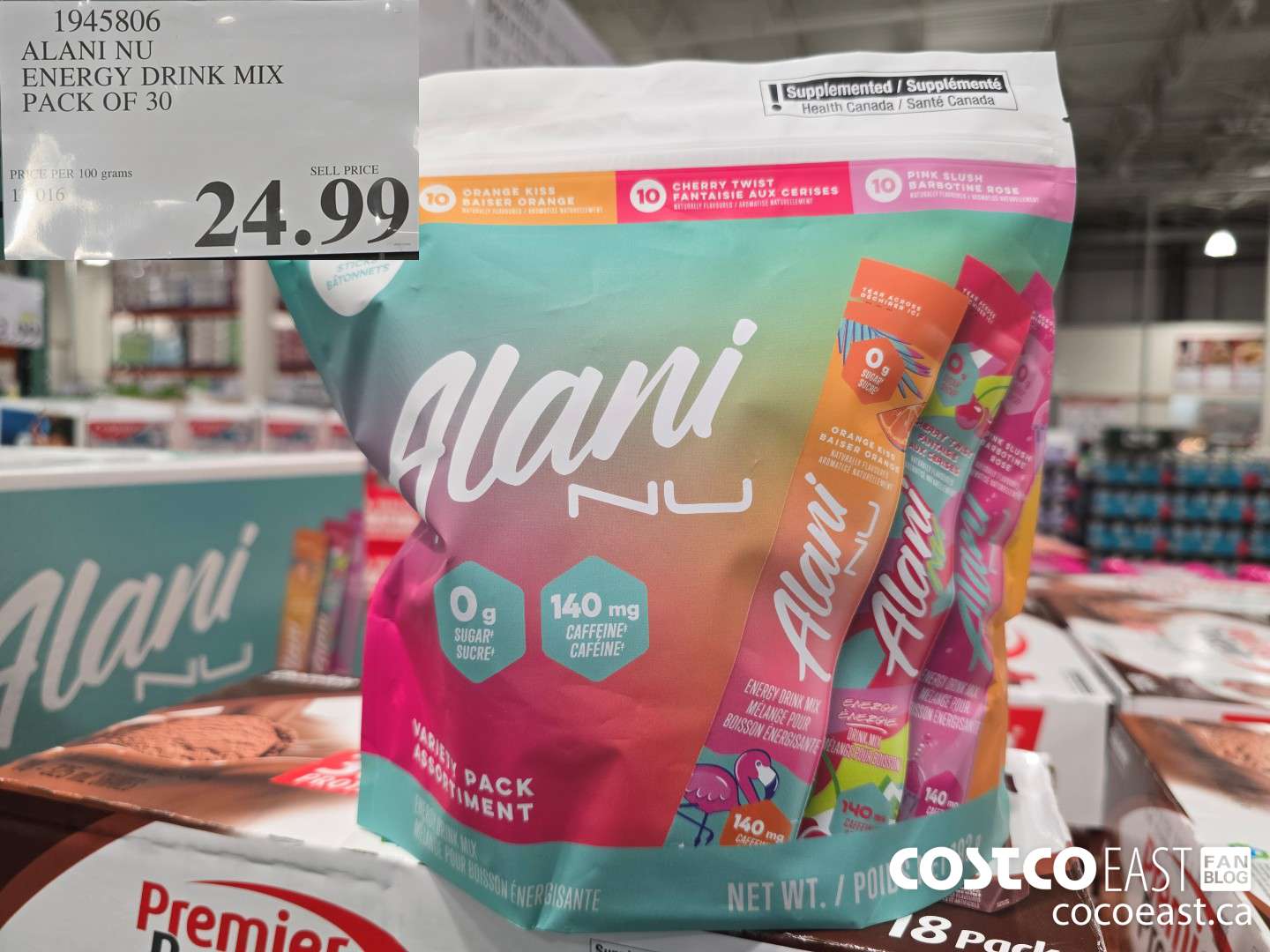 1945806 ALANI NU ENERGY DRINK MIX PACK OF 30 $24.99