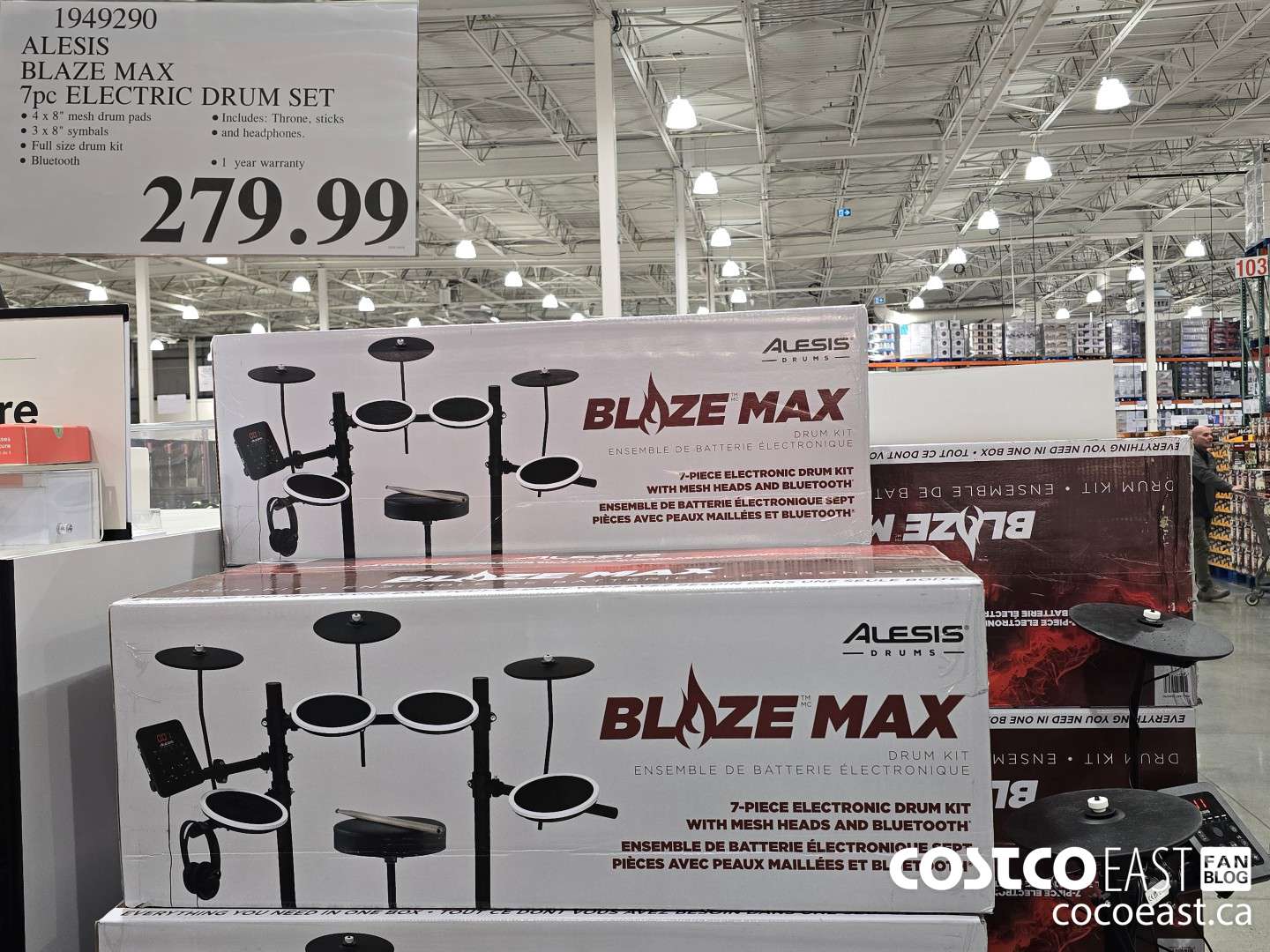 1949290 ALESIS BLAZE MAX 7pc ELECTRIC DRUM SET $279.99