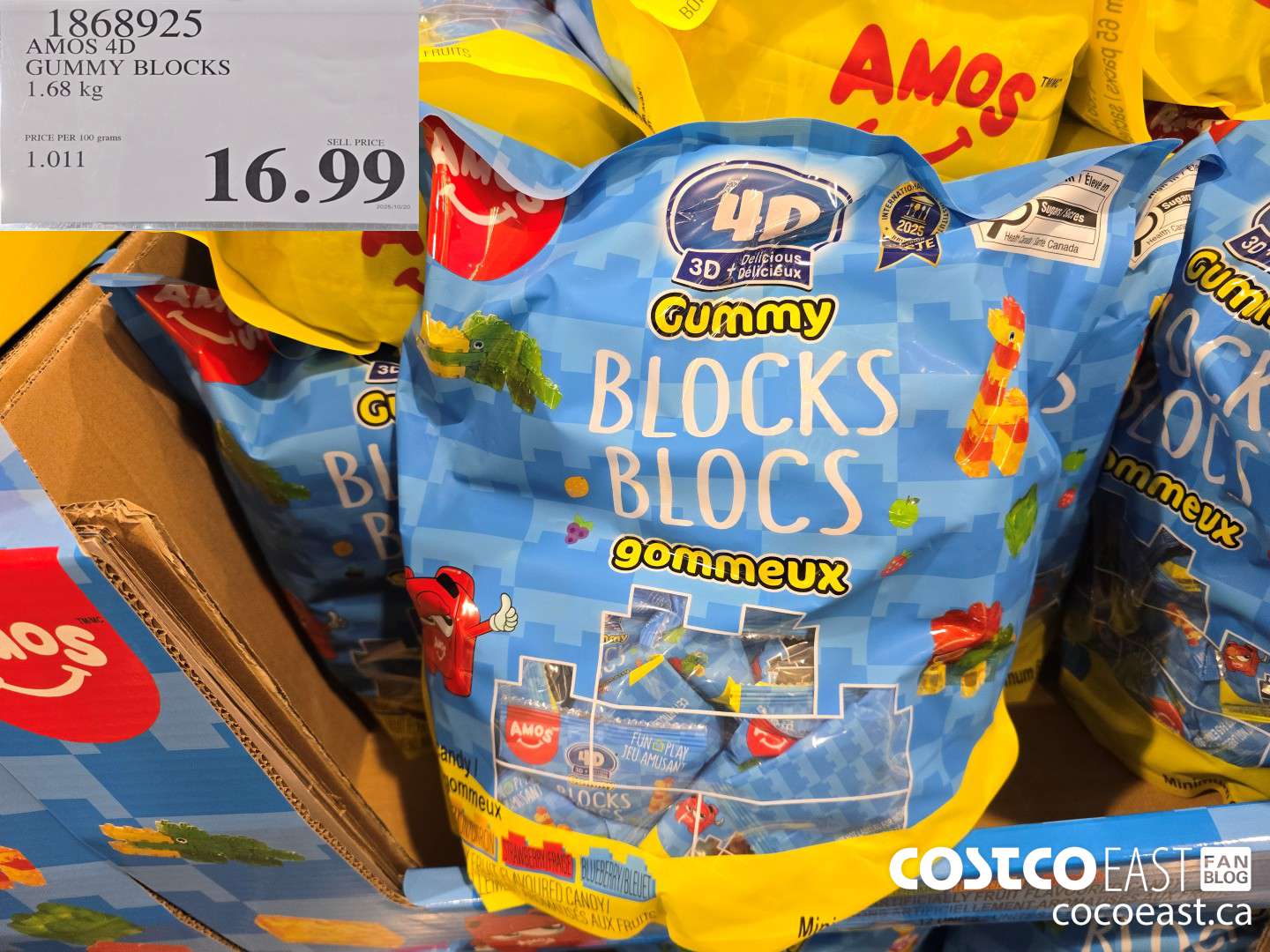 1868925 AMOS 4D GUMMY BLOCKS 1.68 kg $16.99