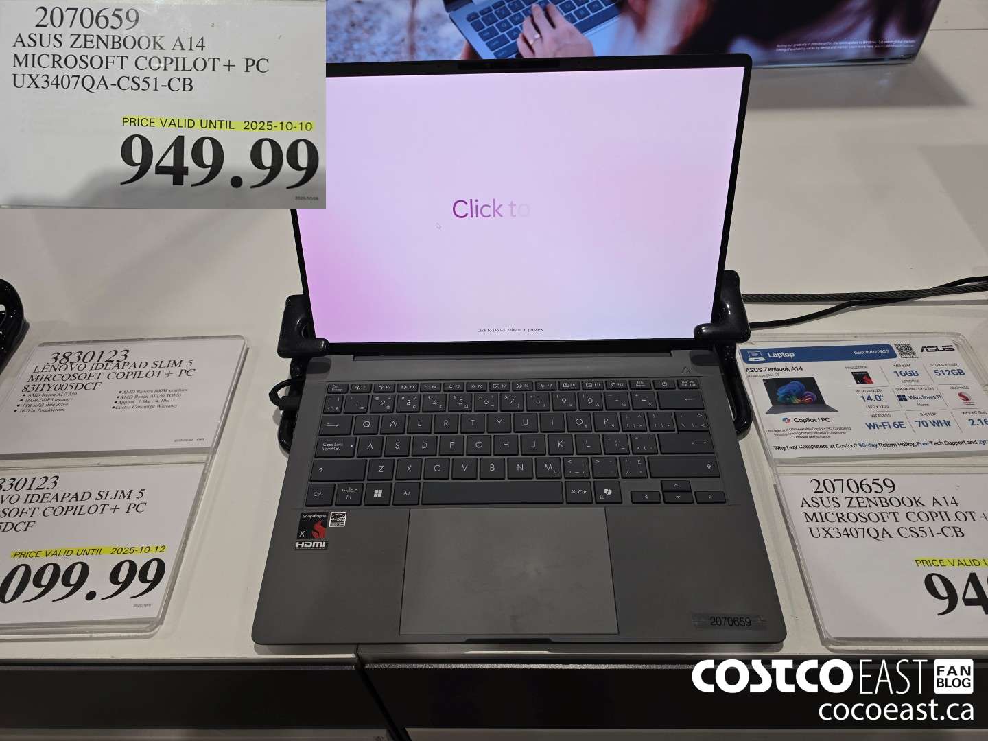 2070659 ASUS ZENBOOK A14 14.0