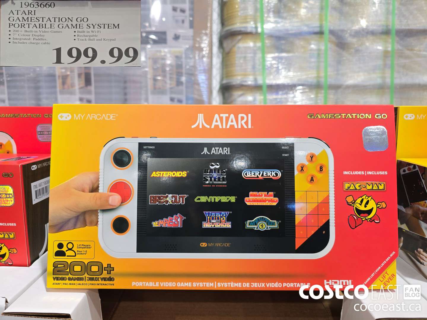 1963660 ATARI GAMESTATION GO PORTABLE GAME SYSTEM $199.99