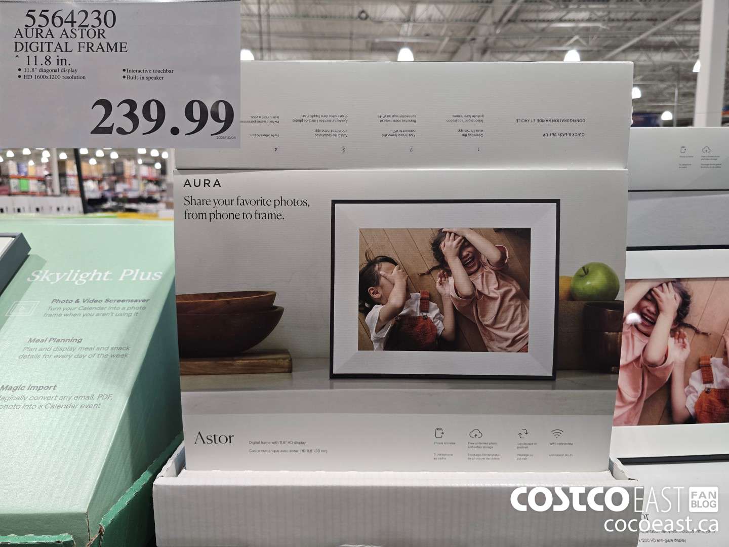 5564230 AURA ASTOR DIGITAL FRAME 11.8 IN $239.99