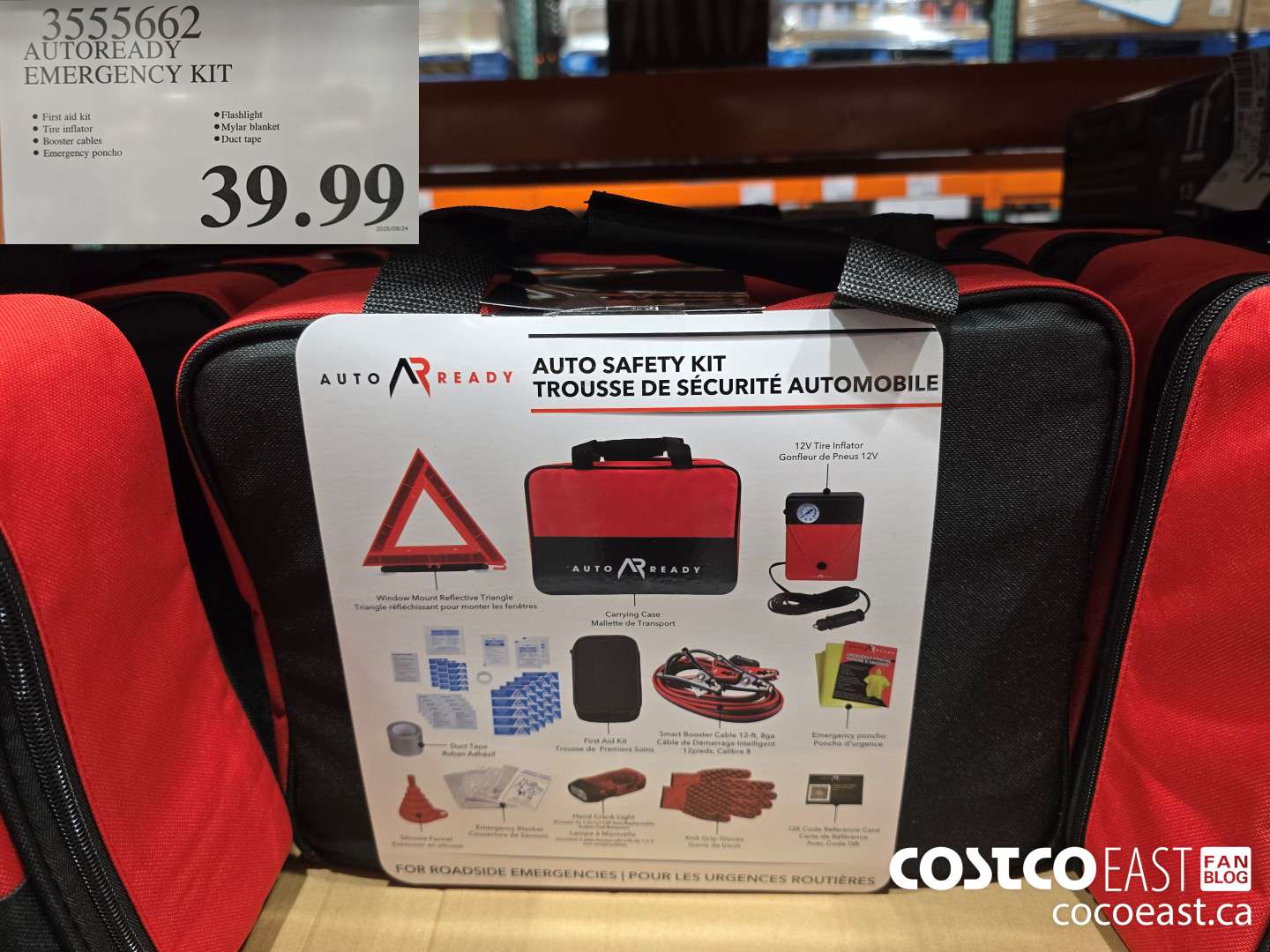 3555662 AUTOREADY EMERGENCY KIT $39.99