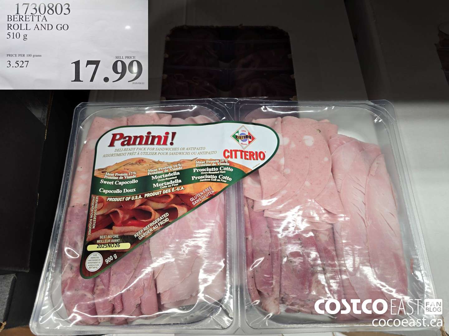 1730803 BERETTA ROLL AND GO 510 g $17.99