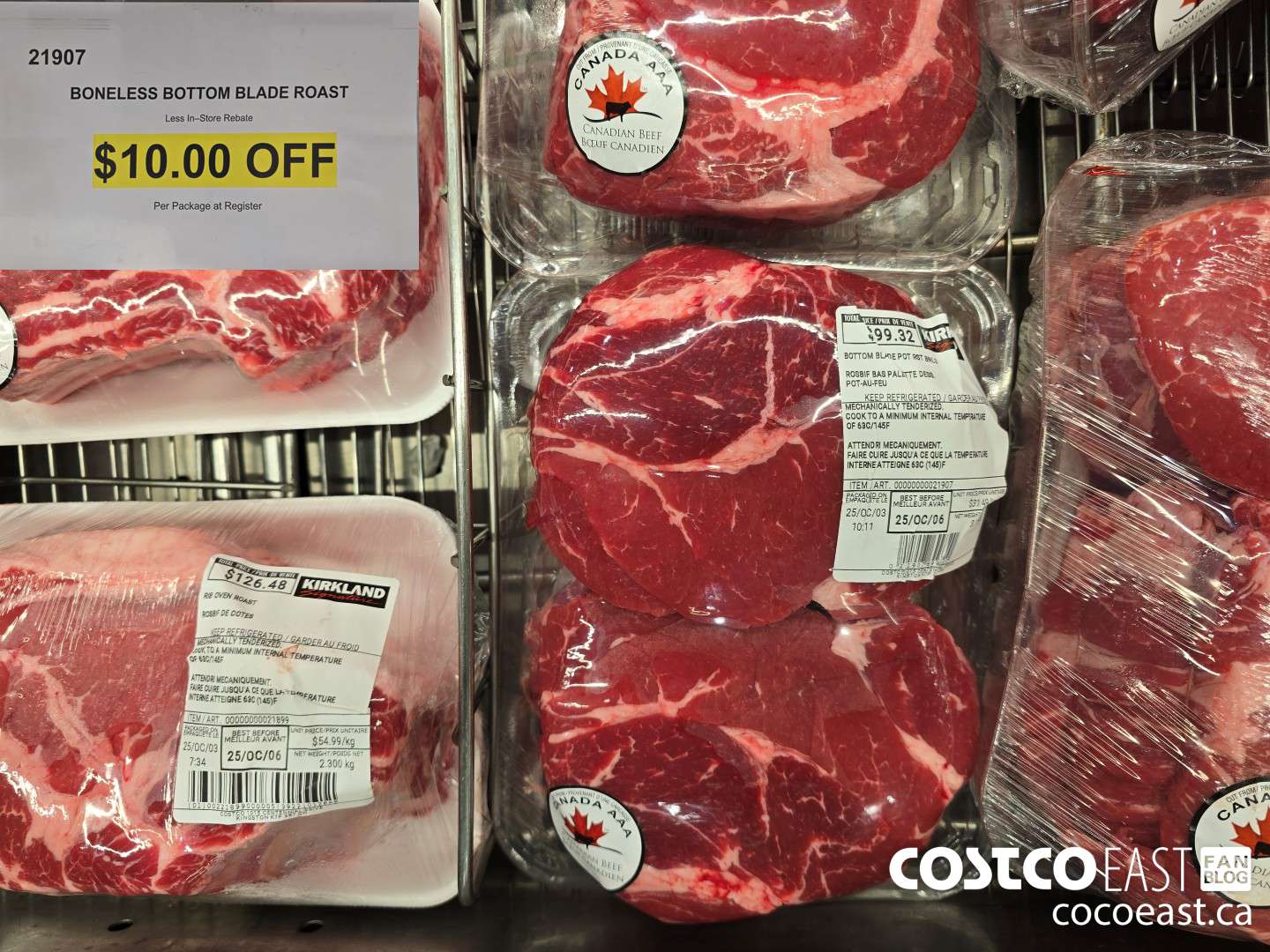 21907 BONELESS BOTTOM BLADE ROAST ($10.00 INSTANT SAVINGS)