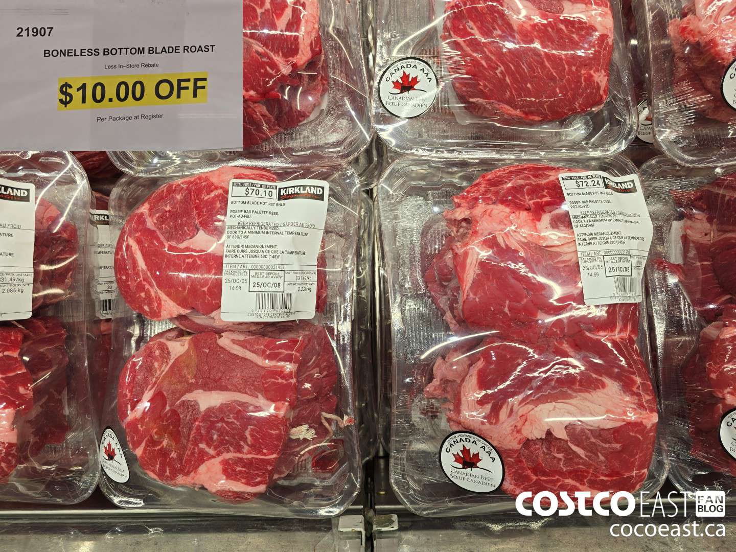 21907 BONELESS BOTTOM BLADE ROAST ($10.00 INSTANT SAVINGS)