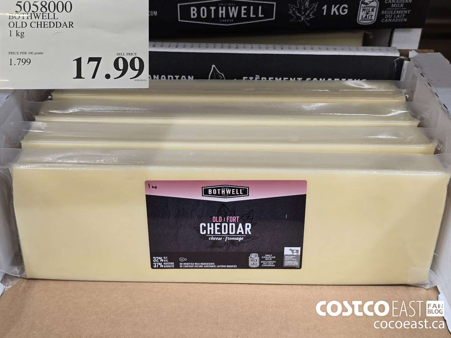 5058000 BOTHWELL OLD CHEDDAR 1kg  $17.99