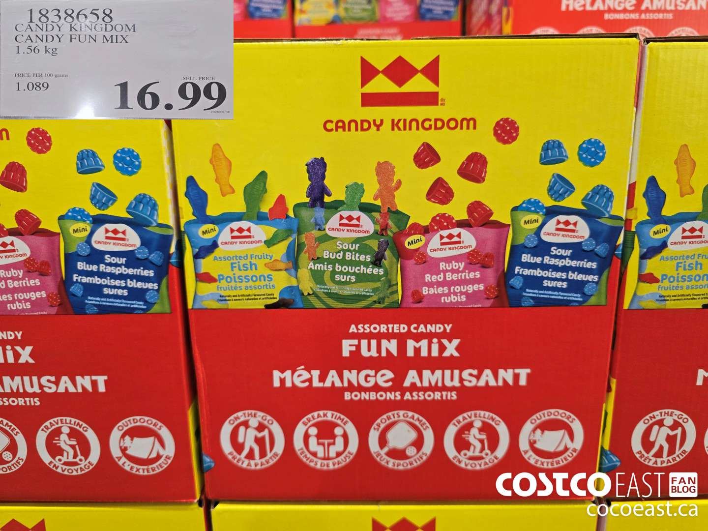 1838658 CANDY KINGDOM CANDY FUN MIX 1.56 kg $16.99