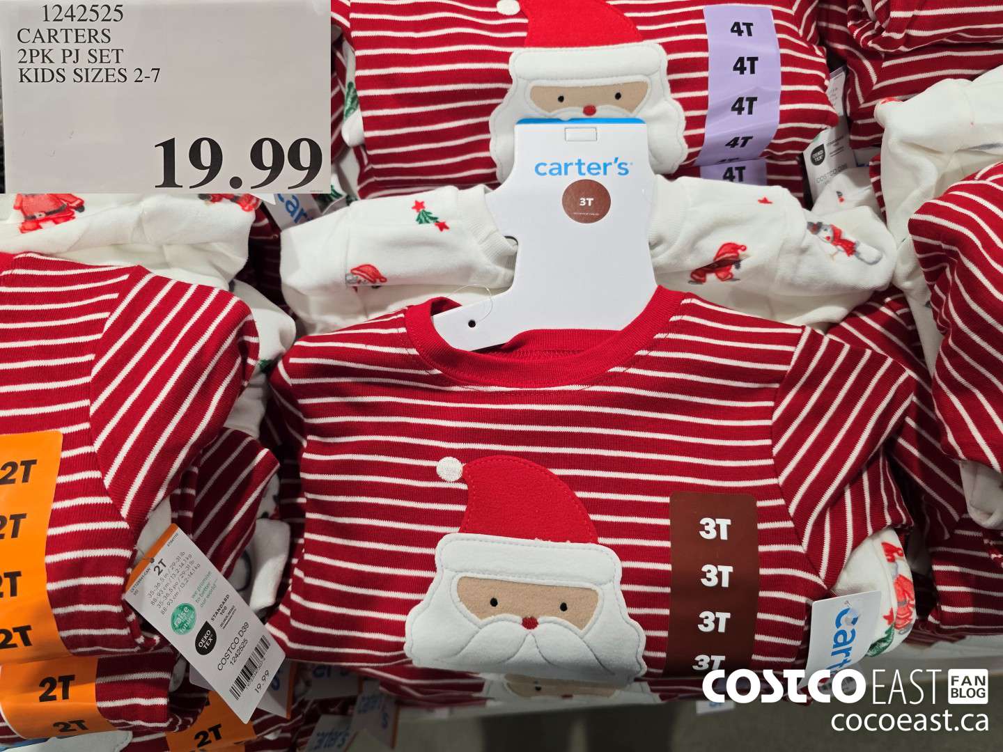 1242525 CARTERS 2PK PJ SET KIDS SIZES 2-7 $19.99