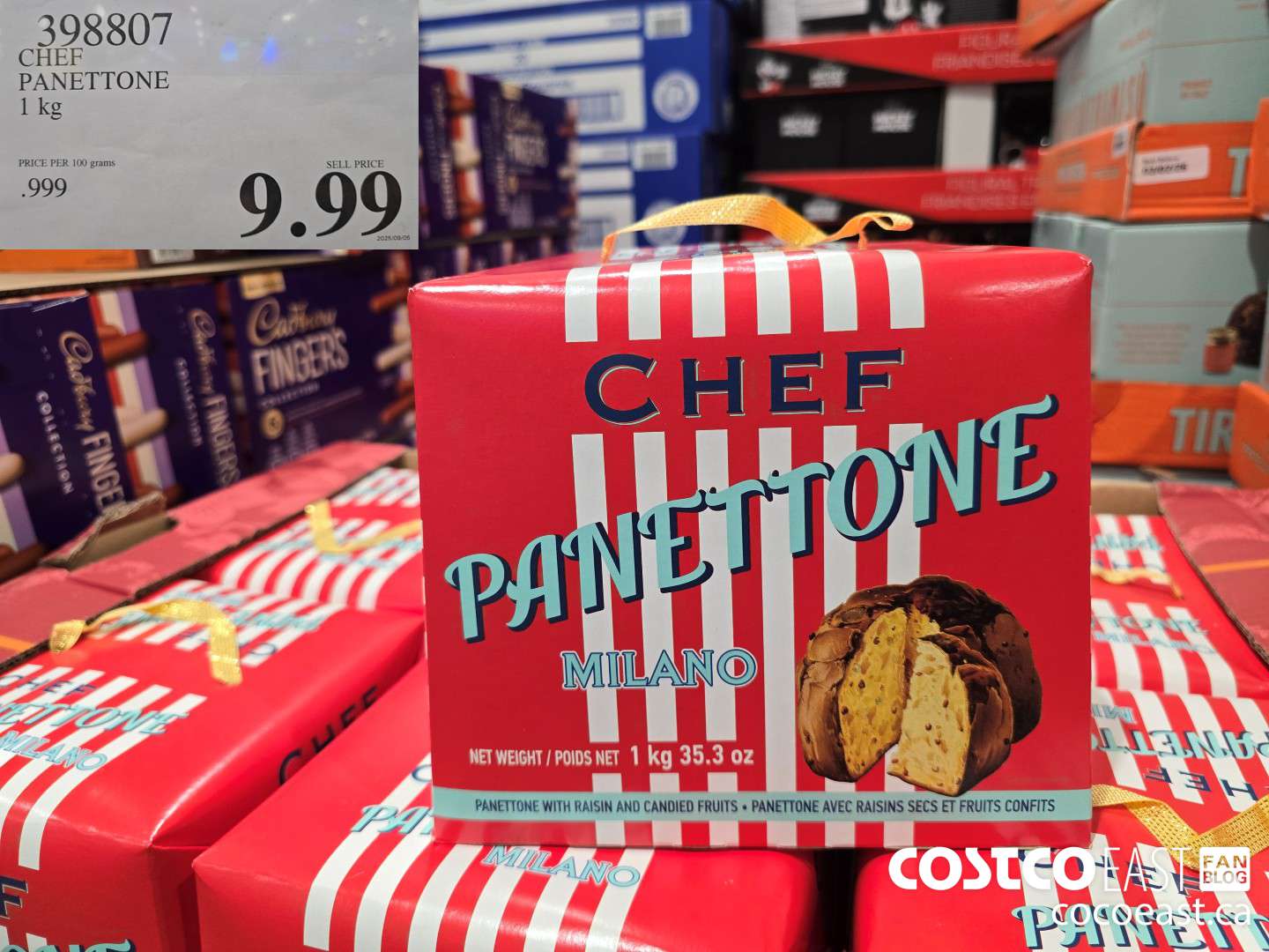 398807 CHEF PANETTONE 1 KG $9.99