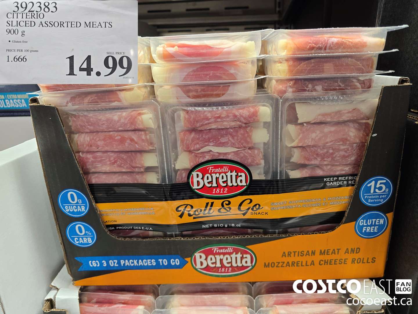 392383 CITTERIO SLICED ASSORTED MEATS 900 g $14.99