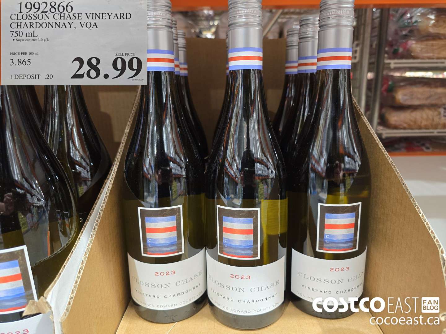 1992866 CLOSSON CHASE VINEYARD CHARDONNAY, VOA 750 mL $28.99